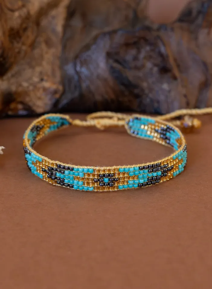 Luxusní náramek z japonských korálků miyuki | PachaMama.cz