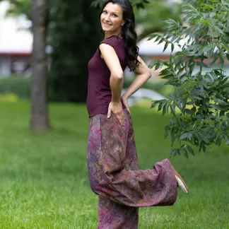Kalhoty Spirit Mauve | PachaMama.cz