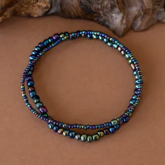 Minimalistický korálkový náramkový set | PachaMama.cz