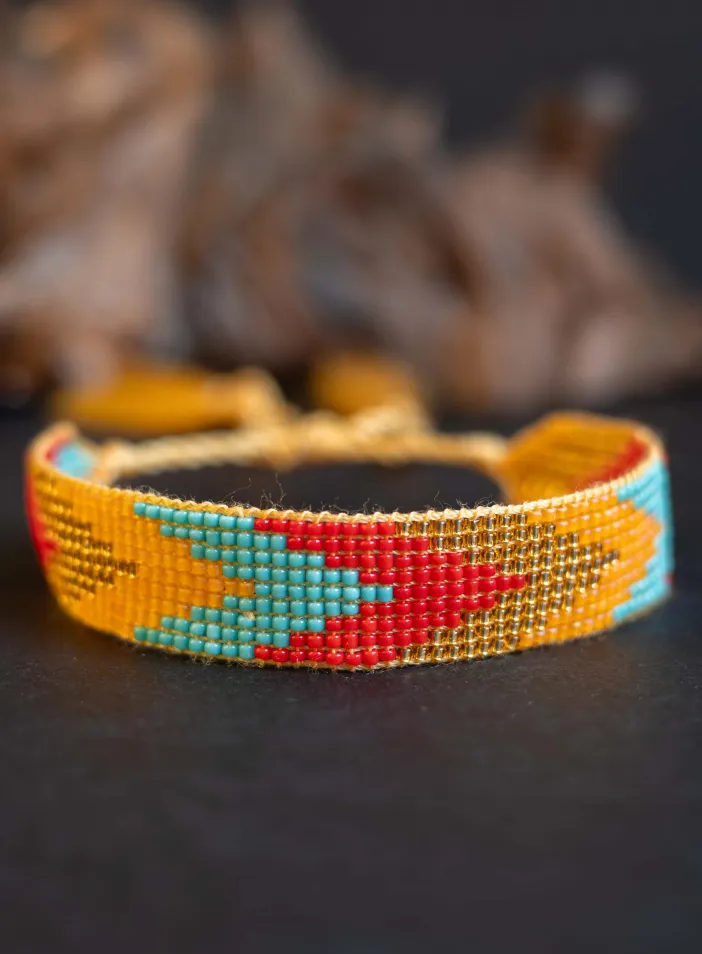 Luxusní náramek z japonských korálků miyuki  | PachaMama.cz