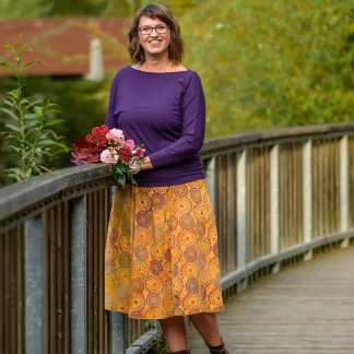 Sukně midi Amber mandala | PachaMama.cz