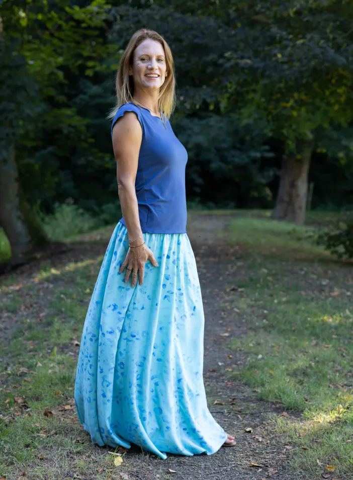 Sukně "Mint Leopard" | PachaMama.cz