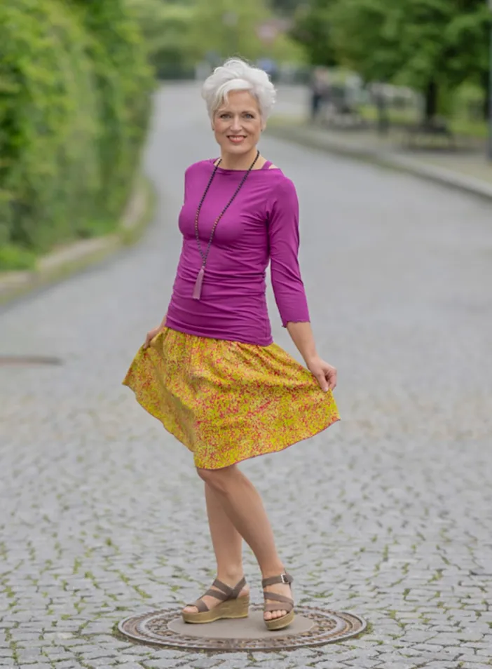 Krátká sukně "Pink Lime" | PachaMama.cz