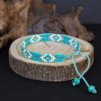 Luxusní náramek z japonských korálků miyuki | PachaMama.cz