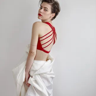 Braletka Life, barva Red wine | PachaMama.cz