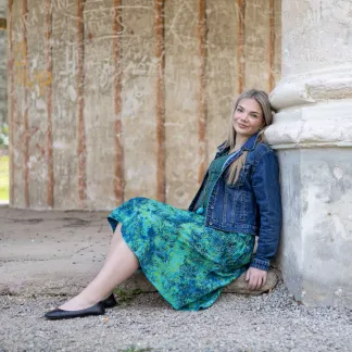 Sukně midi Karibik Mist | PachaMama.cz