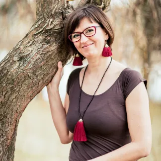 Luxusní set s lávovými korálky, střapcové náušnice a náhrdelník | PachaMama.cz