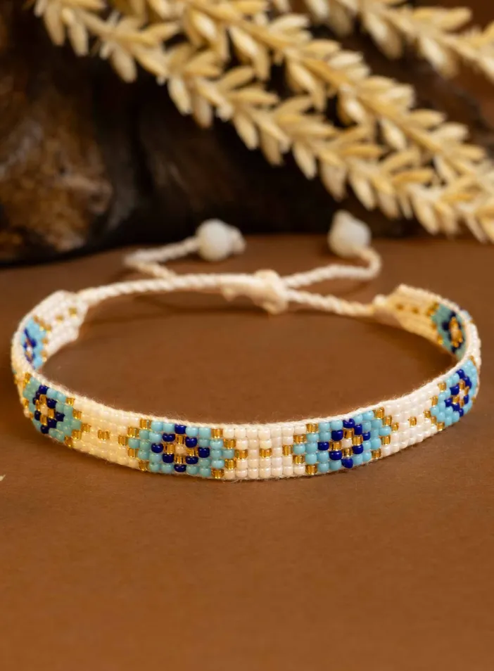 Luxusní náramek z japonských korálků miyuki | PachaMama.cz