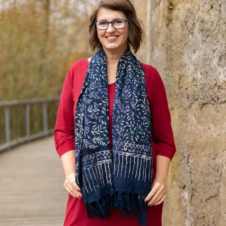 Sarong tmavěmodrý | PachaMama.cz