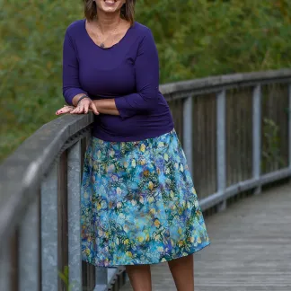 Sukně midi Natura Luna | PachaMama.cz