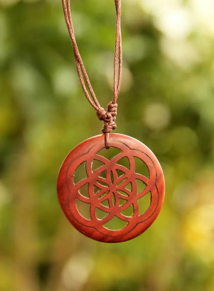 Náhrdelník, mandala "Semeno Života" | PachaMama.cz