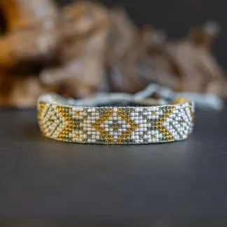 Luxusní náramek z japonských korálků miyuki | PachaMama.cz