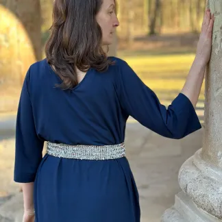 Korálkový opasek s dřevěnou přezkou | PachaMama.cz