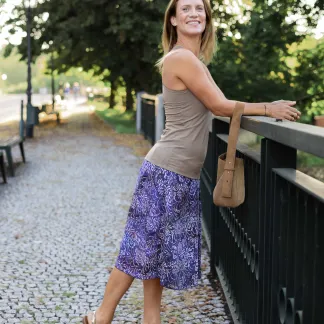 Sukně midi Plum Caroll Queen | PachaMama.cz
