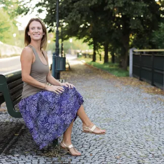 Sukně midi Plum Caroll Queen | PachaMama.cz