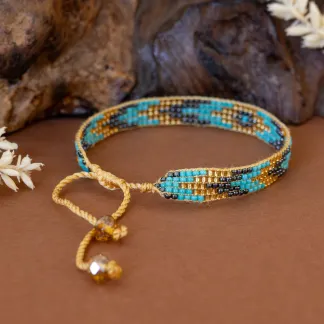 Luxusní náramek z japonských korálků miyuki | PachaMama.cz