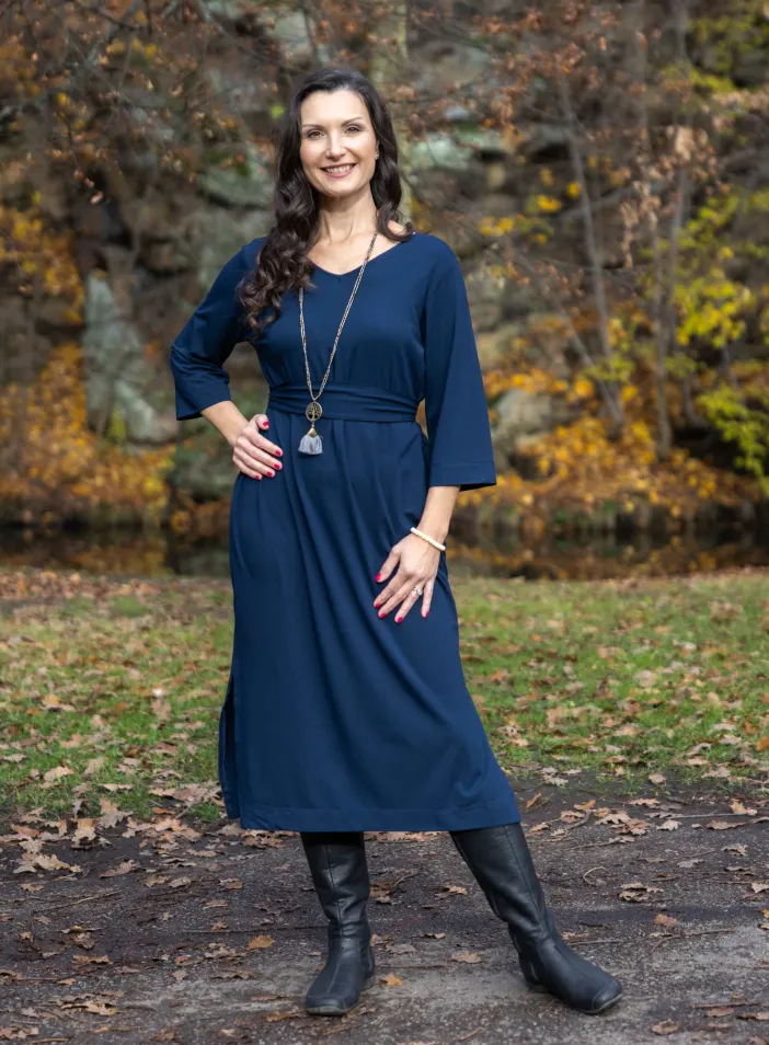 Šaty Verona "Navy" | PachaMama.cz