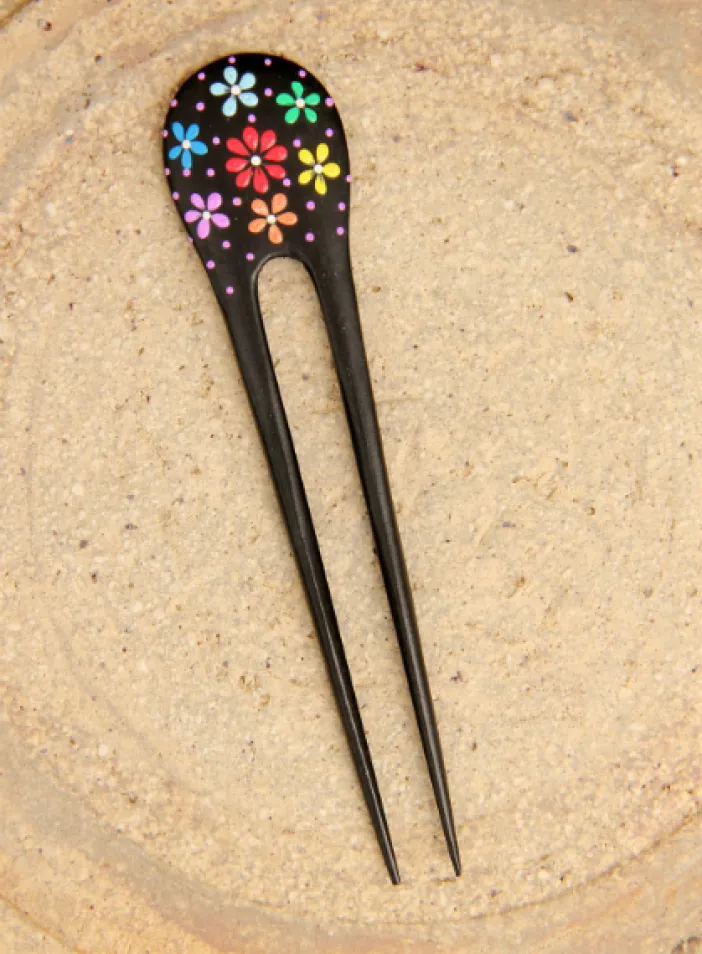 Jehlice dřevěná, malovaná  | PachaMama.cz