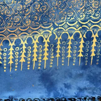 Sarong modrý se spirálkami | PachaMama.cz