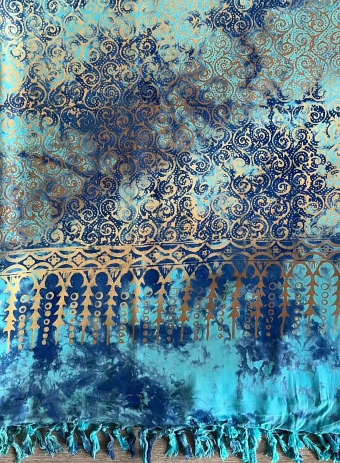 Sarong světle modrý | PachaMama.cz