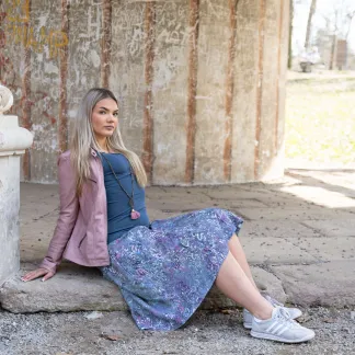 Sukně midi Leave Grey Queen | PachaMama.cz