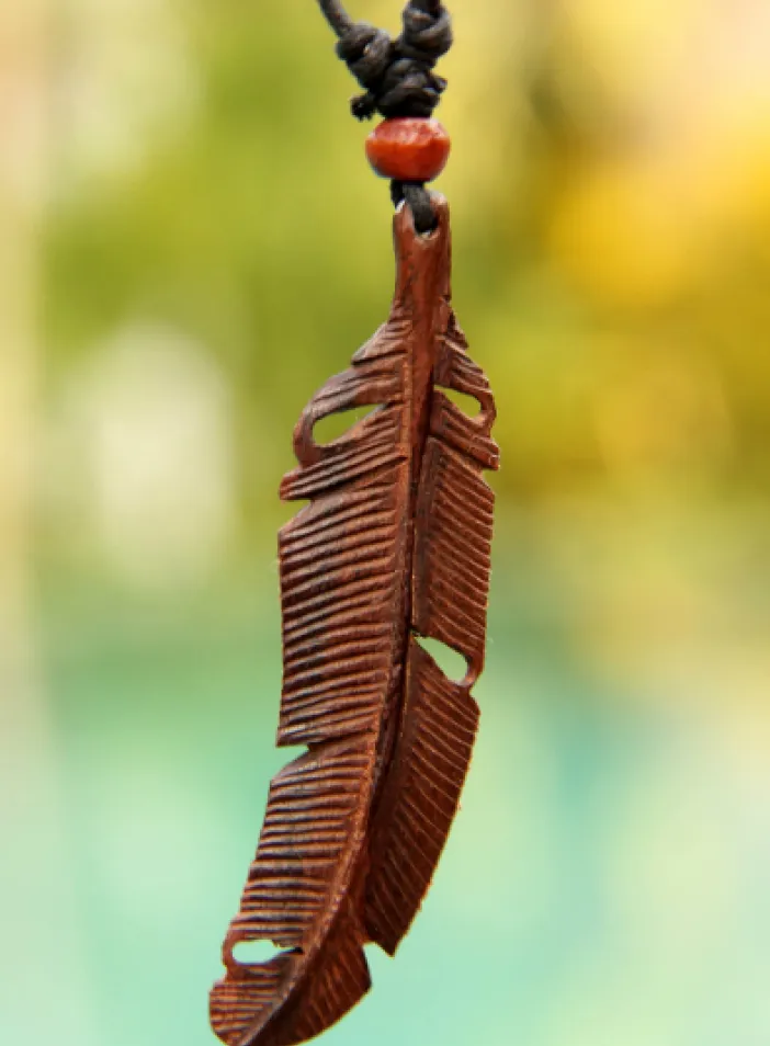 Náhrdelník "Pírko"   | PachaMama.cz