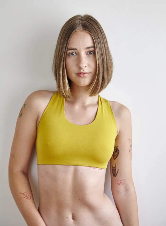 Braletka Life, barva "Chinese yellow" | PachaMama.cz