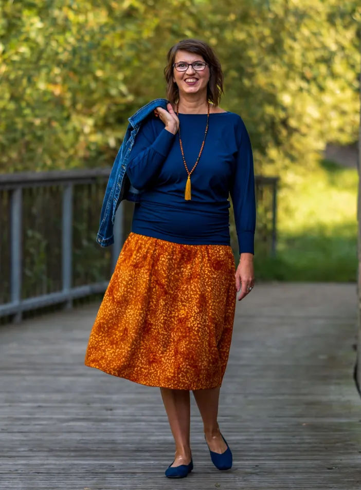 Sukně midi Amber Joy | PachaMama.cz