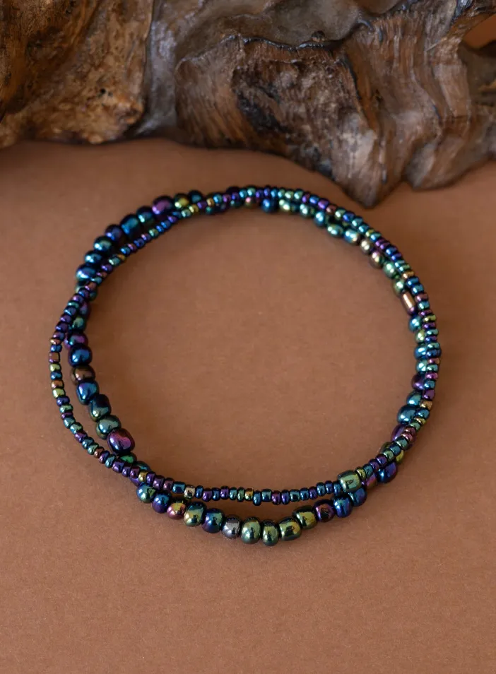 Minimalistický korálkový náramkový set | PachaMama.cz