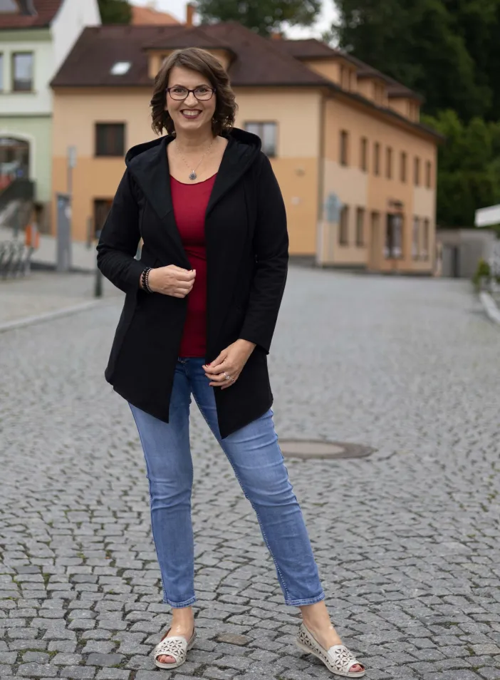 Kardigan Maira "Black"  | PachaMama.cz