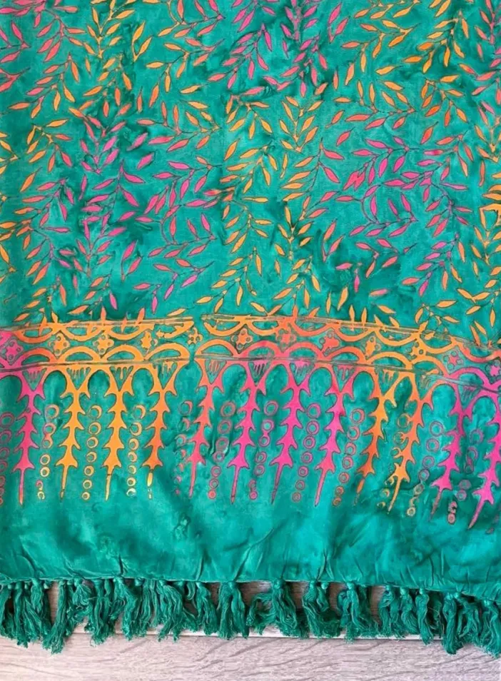 Sarong zelený mint | PachaMama.cz