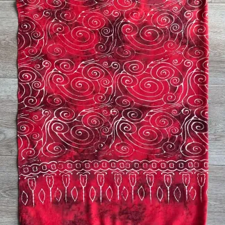 Sarong tmavě červený | PachaMama.cz