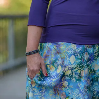 Sukně midi Natura Luna | PachaMama.cz