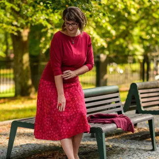 Sukně midi Viktoria Queen | PachaMama.cz