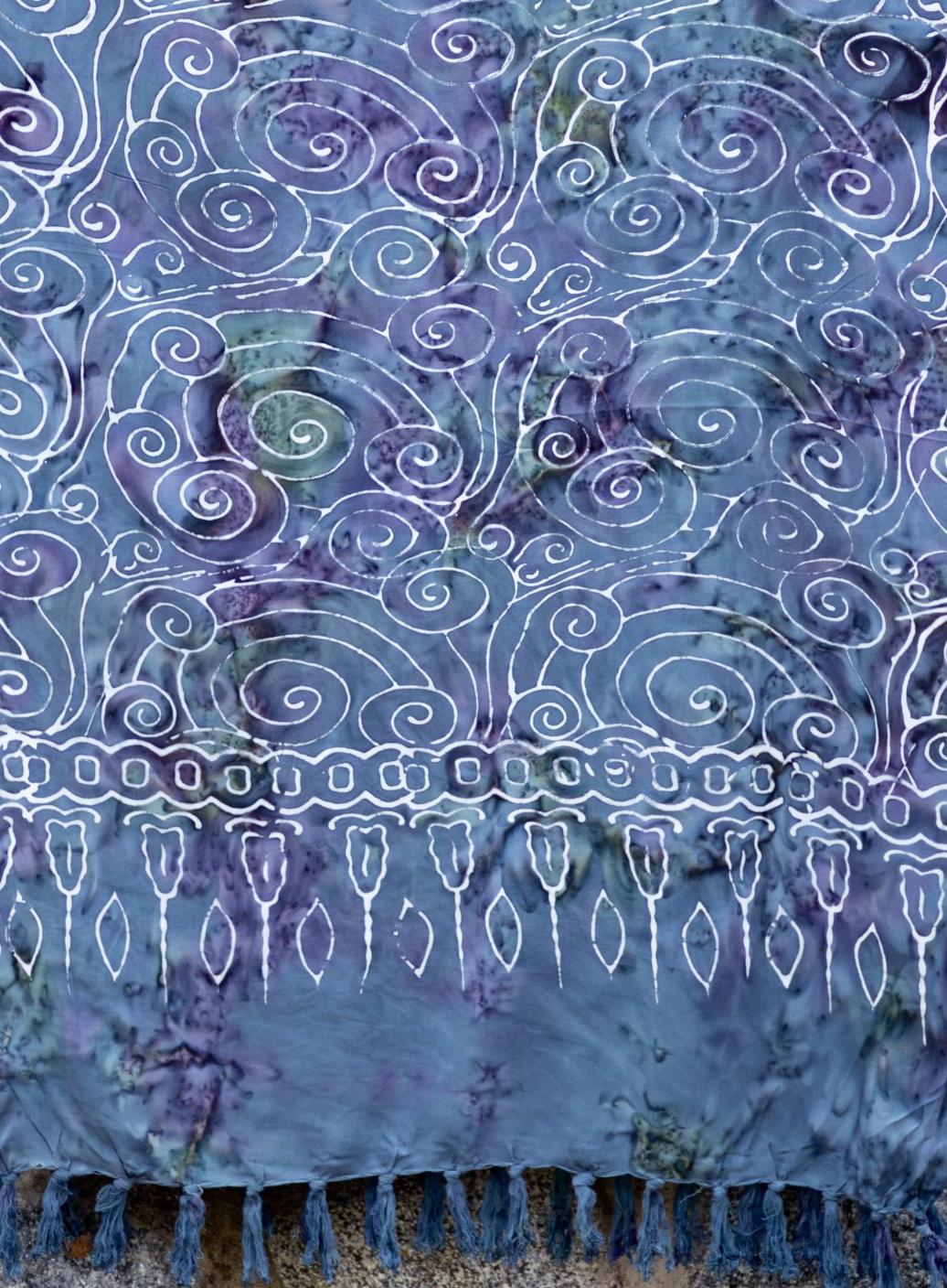 Sarong šedomodrý | PachaMama.cz