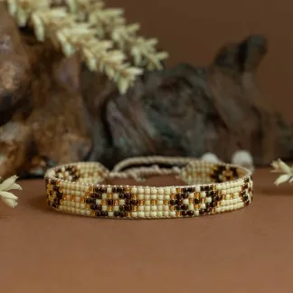 Luxusní náramek z japonských korálků miyuki  | PachaMama.cz