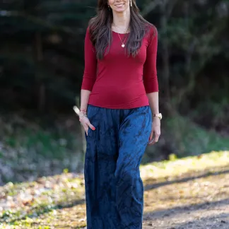 Kalhoty Blue Velvet | PachaMama.cz