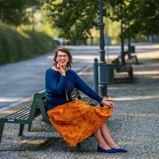 Sukně midi Amber Joy | PachaMama.cz