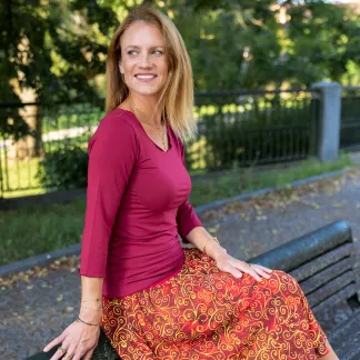 Sukně midi Vivien Queen | PachaMama.cz