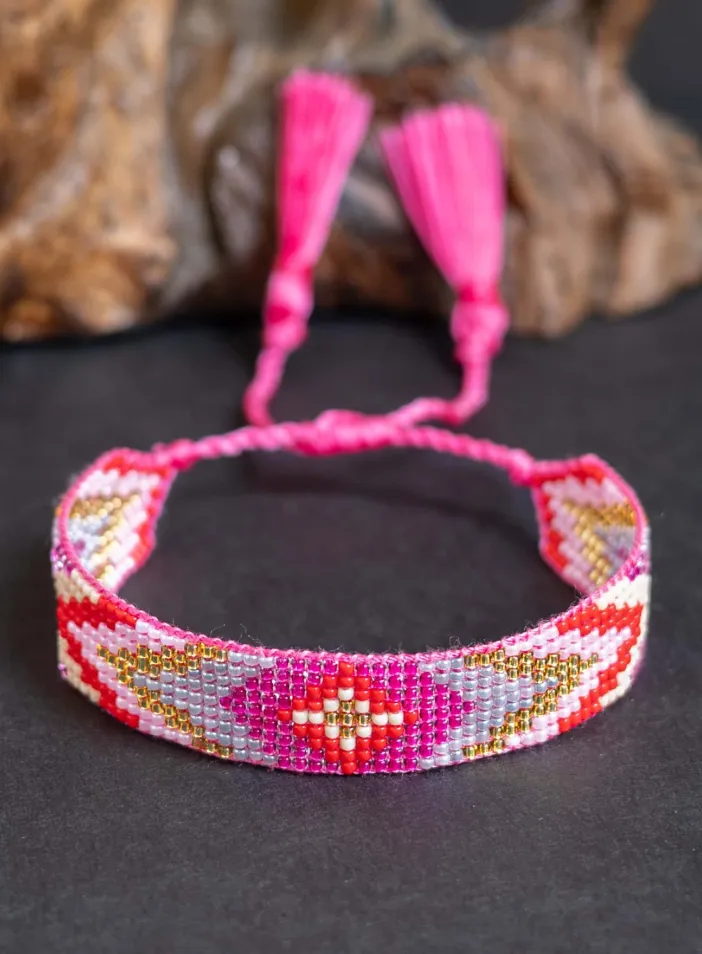 Luxusní náramek z japonských korálků miyuki  | PachaMama.cz