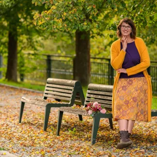 Sukně midi Amber mandala | PachaMama.cz