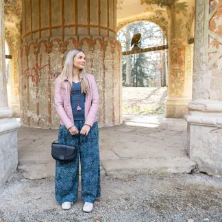 Kalhoty Zina Blue | PachaMama.cz