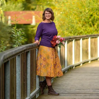 Sukně midi Amber mandala | PachaMama.cz