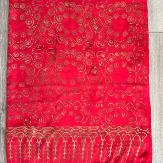 Sarong červený se spirálkami | PachaMama.cz