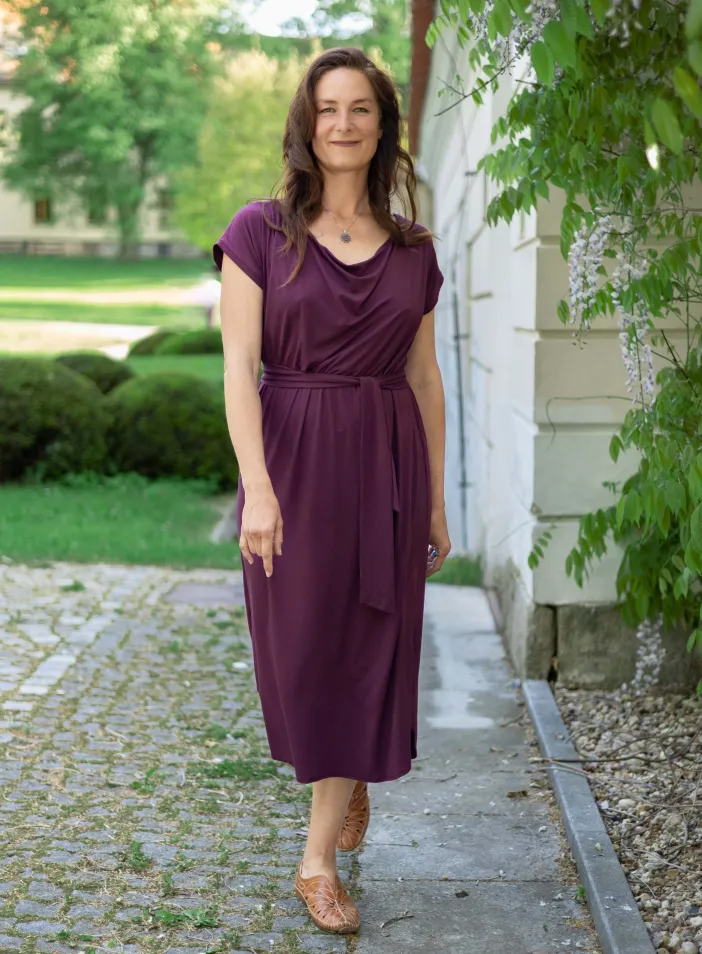 Šaty Claire "Vigneto" | PachaMama.cz