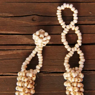 Náhrdelník Diana, korálkový, luxusní, béžový | PachaMama.cz