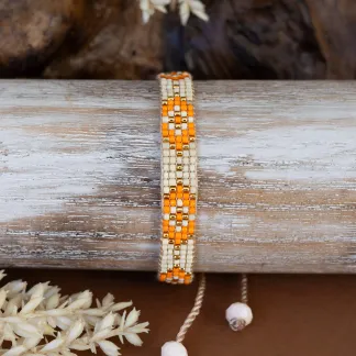 Luxusní náramek z japonských korálků miyuki | PachaMama.cz