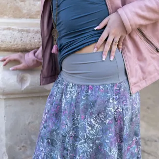 Sukně midi Leave Grey Queen | PachaMama.cz