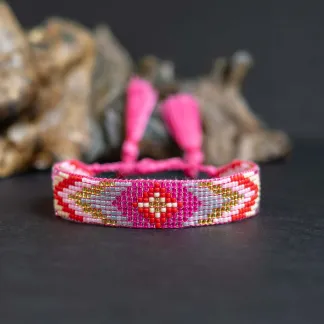 Luxusní náramek z japonských korálků miyuki  | PachaMama.cz