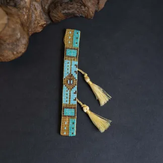 Luxusní náramek z japonských korálků miyuki  | PachaMama.cz